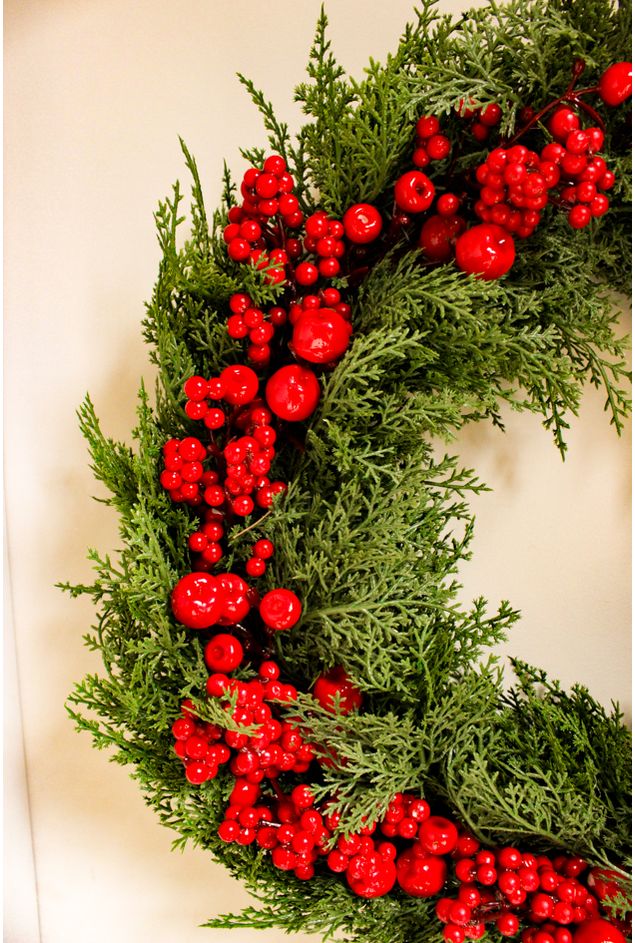 Guirlanda Natalina Folhagens e Frutos 46Øcm Natal -3-